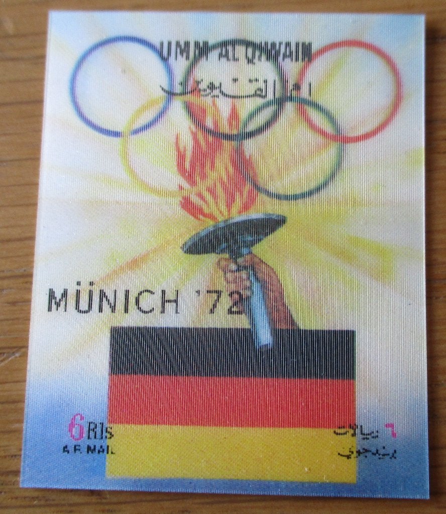 Umm al Qiwain, 3 D zegel Olympische Zomerspelen 1972, Verzenden, Postfris, Sport