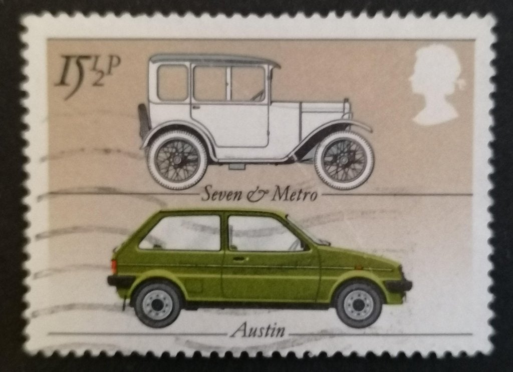 UK - mi. 929 Britse auto-industrie (Austin) 1982, Postzegels en Munten, Verzenden, Gestempeld