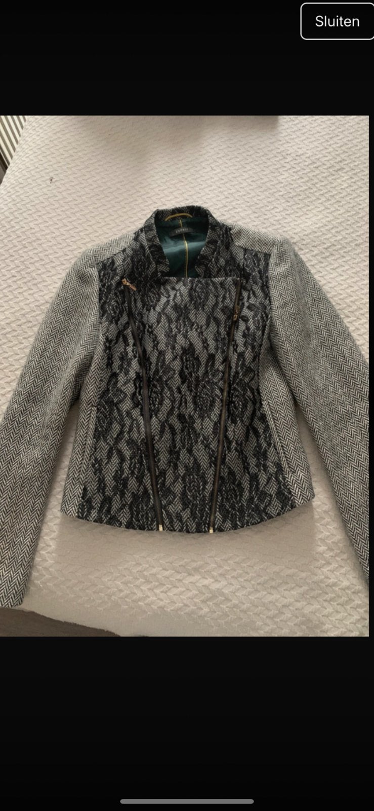 Esprit Blazer Maat 38 - Stijlvol en Comfortabel, Maat 38/40 (M), Ophalen of Verzenden, Jasje, Grijs