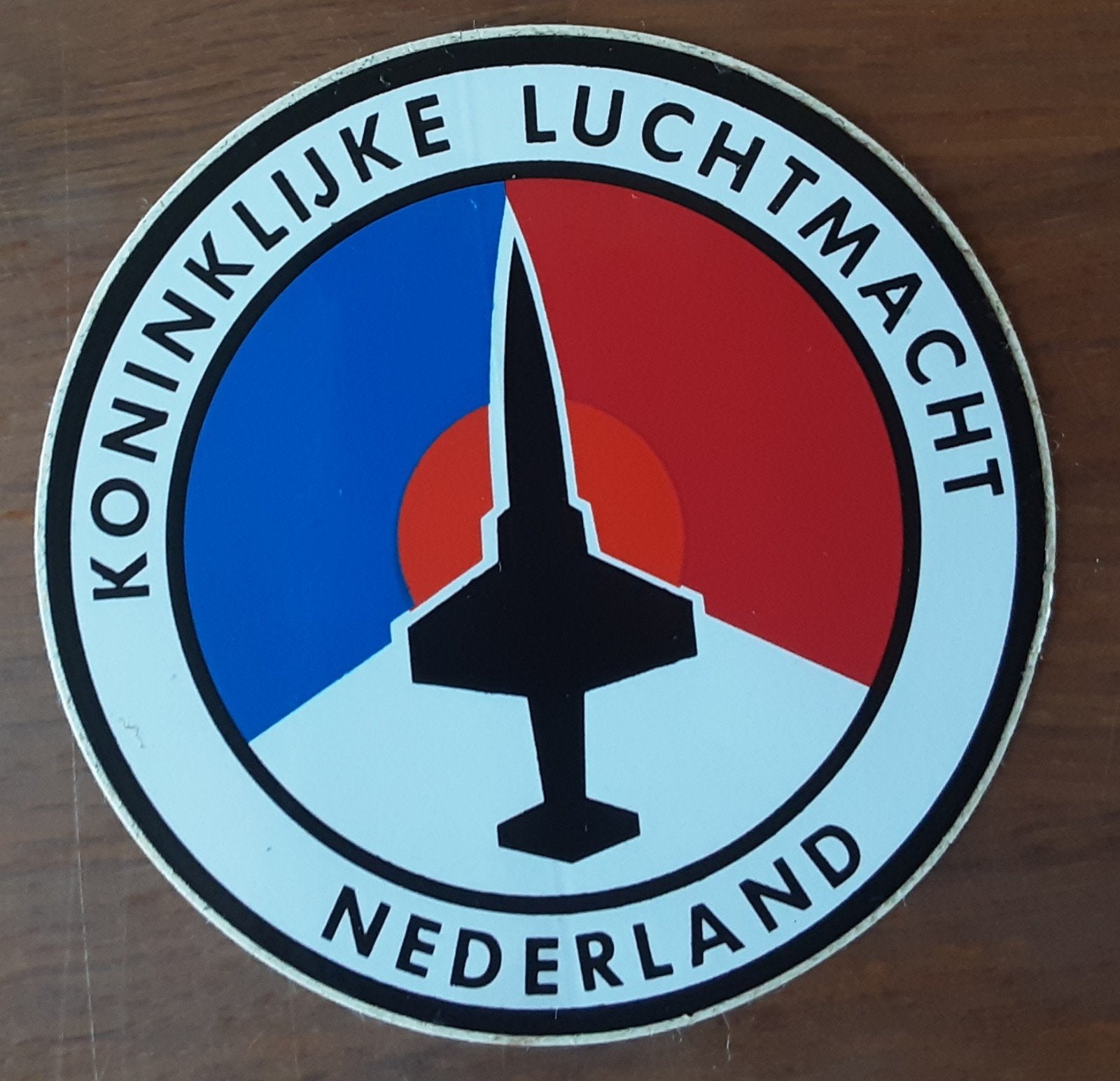 Sticker Koninklijke Luchtmacht Nederland, Verzamelen, Stickers, Ophalen of Verzenden, Nieuw