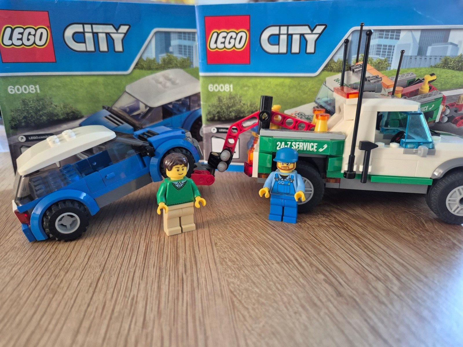 Lego City 60081 pick-up sleepwagen auto, Lego, Ophalen of Verzenden, Inclusief instructies, Complete set
