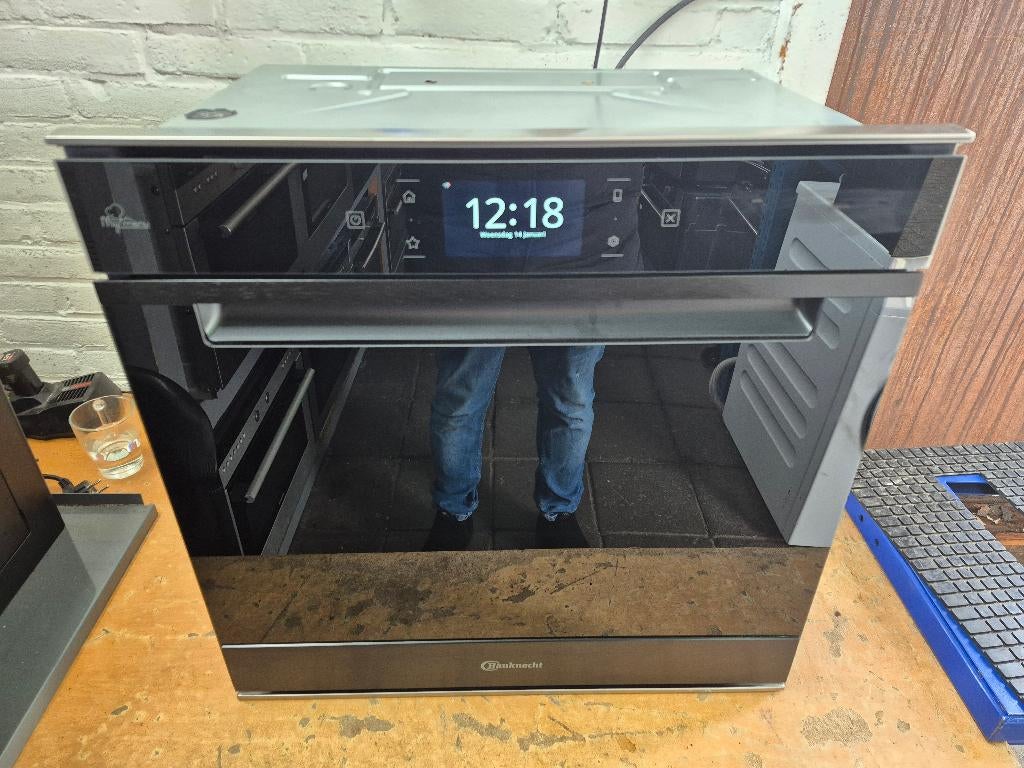 NIEUW MODEL BAUKNECHT FXHM6 HETELUCHT INBOUW OVEN TE KOOP, Hete lucht, 60 cm of meer, Zo goed als nieuw, Oven met grill