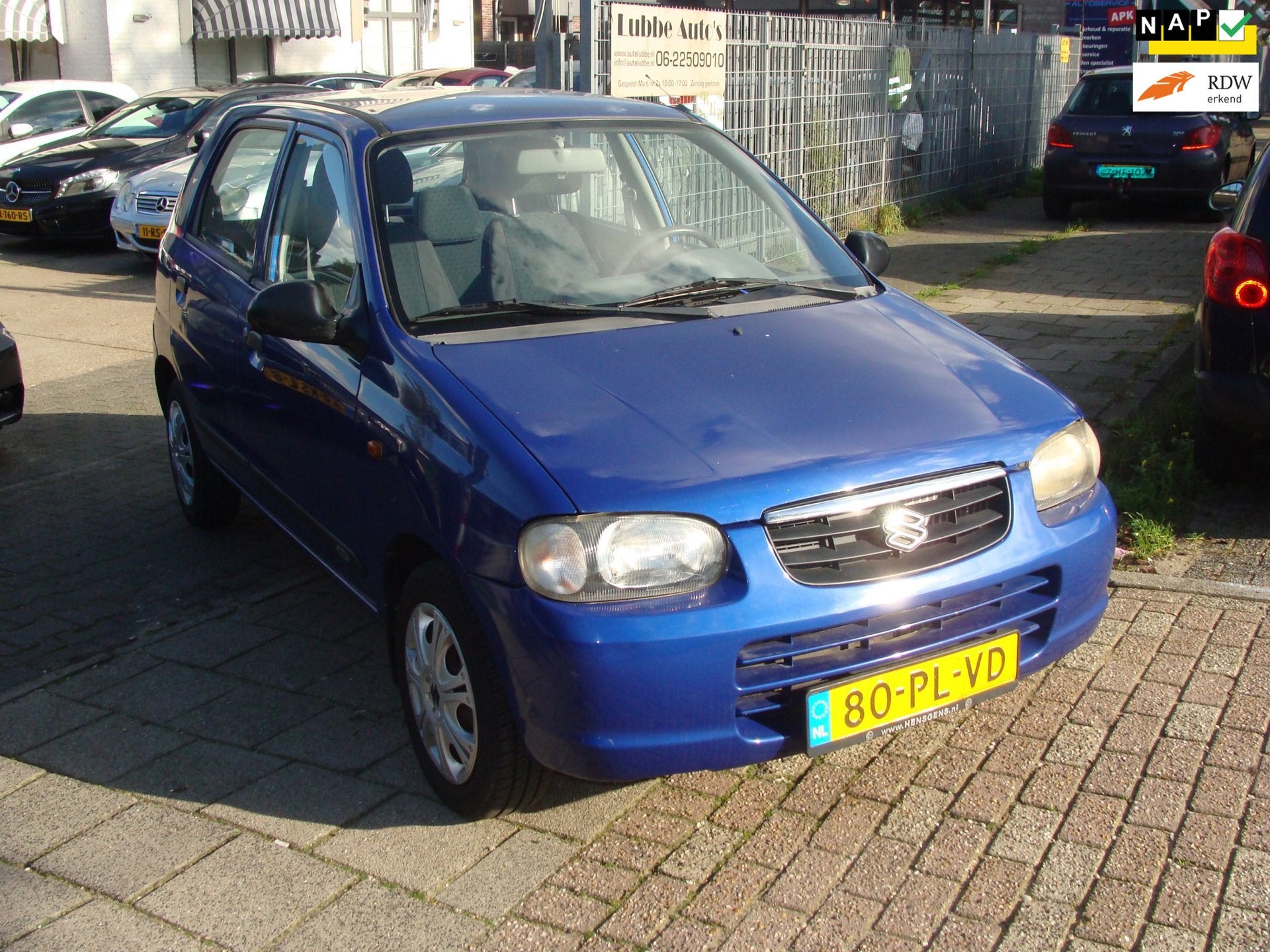 Suzuki Alto 1.1 GLX st bekr autom elek pak nap apk, 4 cilinders, Blauw, Elektrische ramen, Origineel Nederlands