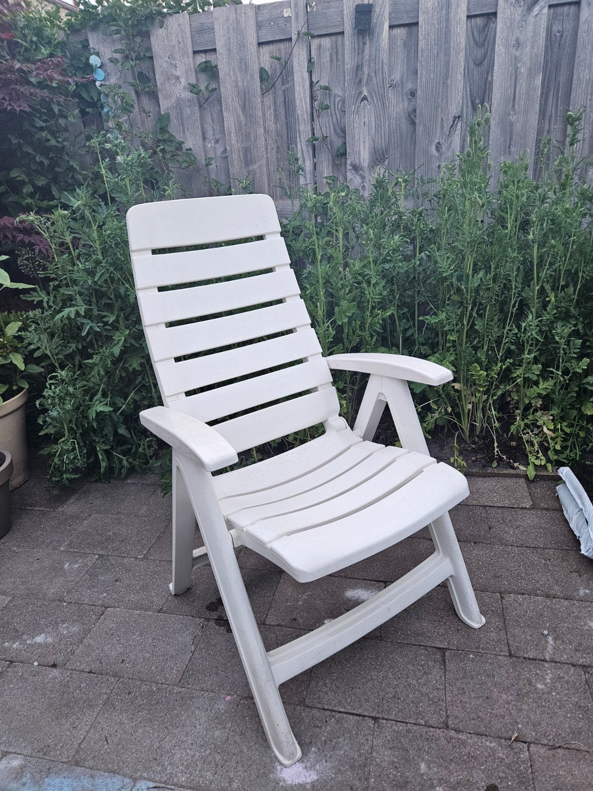 Hartman tuinstoelen 4x, Ophalen, Zo goed als nieuw, Kunststof, Verstelbaar
