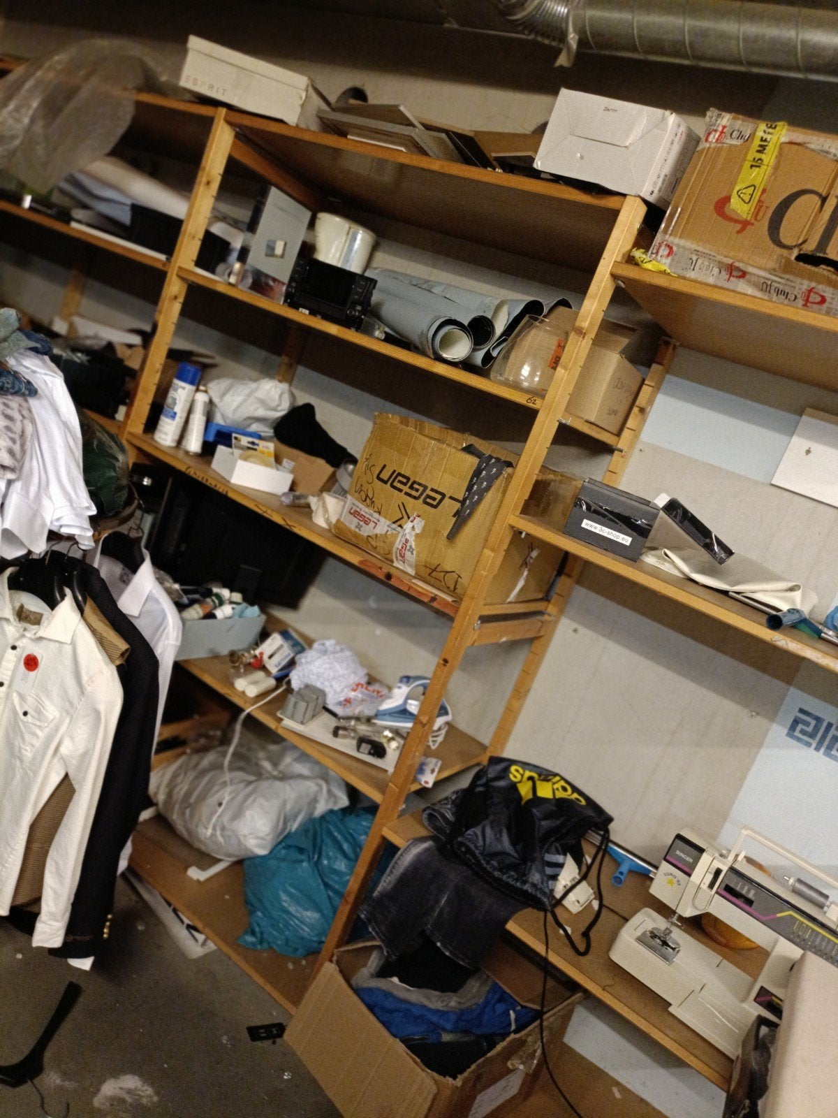 Houten stellingkast - Ideaal voor opslag, Ophalen of Verzenden, Gebruikt