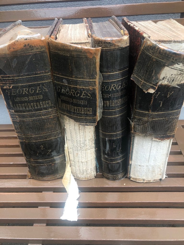 Handwörterbuch latijns duits en duits latijns, Antiek en Kunst, Ophalen, Dr K E Georges