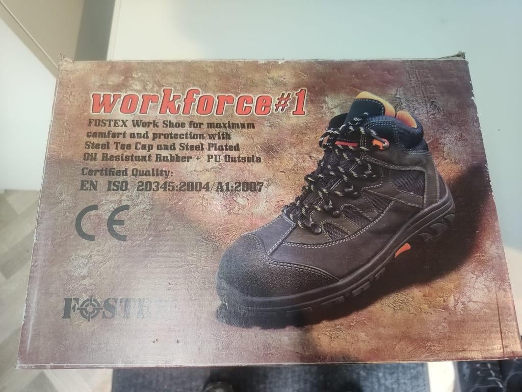 FOSTEX Workforce#1 20345:2004/A1:2007 Maat : 47, Kleding | Heren, Zwart, Nieuw, Ophalen of Verzenden, Fostex