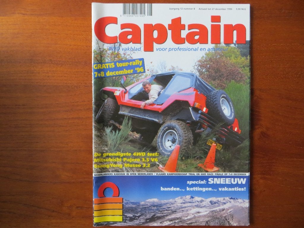Captain 4WD 1996 8 Mitsubishi Pajero, SsangYong Musso, Ophalen of Verzenden, Nieuw, Mitsubishi