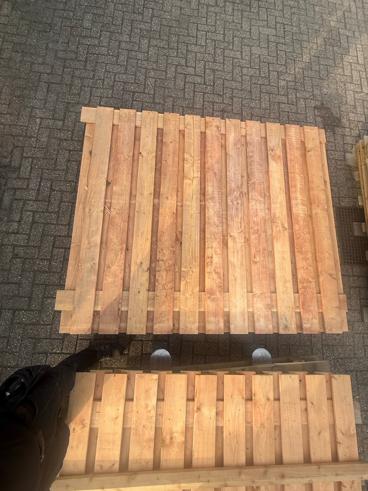 Houten tuinschermen B-keus, diverse afmetingen, Ophalen, Gebruikt, Hout, 150 tot 200 cm