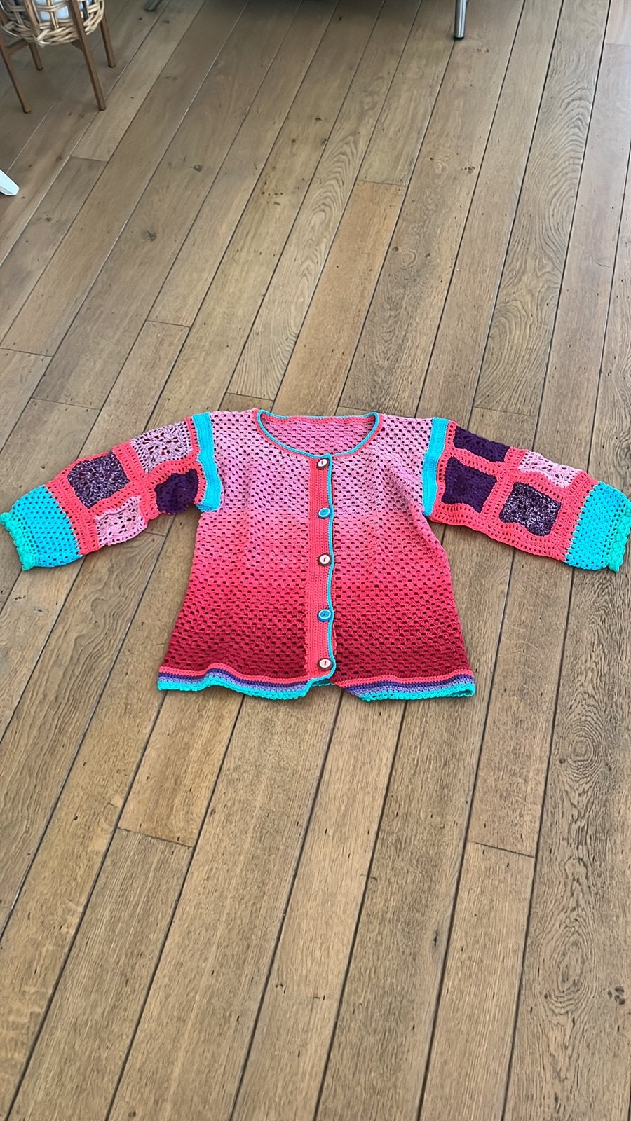 Gehaakt vestje, Verzenden, Nieuw, Maat 36 (S), Meerkleurig