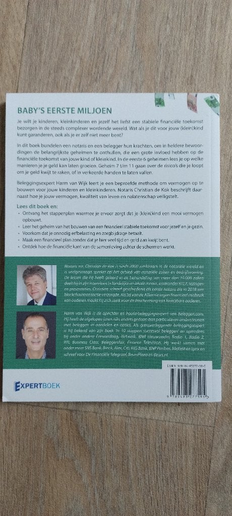 Babys eerste miljoen van harm van weijck, Ophalen of Verzenden, Zo goed als nieuw