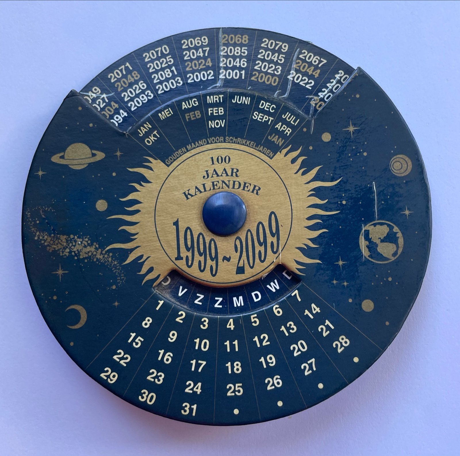 100 jaar kalender, Ophalen of Verzenden