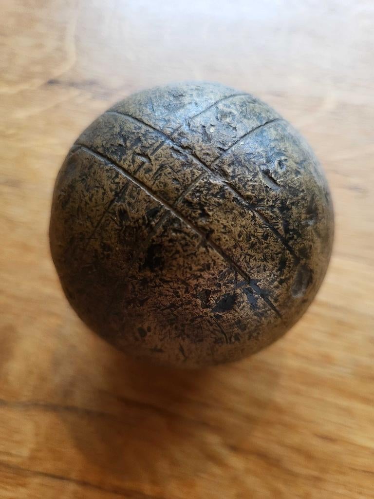 ANTIEK jeu de boules bal, Antiek en Kunst, Ophalen of Verzenden