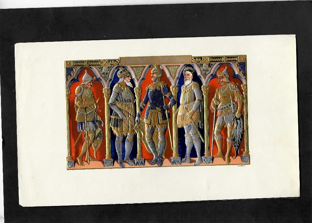zonder naam  etiket  cavalieros   9606, Ophalen of Verzenden, Gebruikt, Sigarenbandjes
