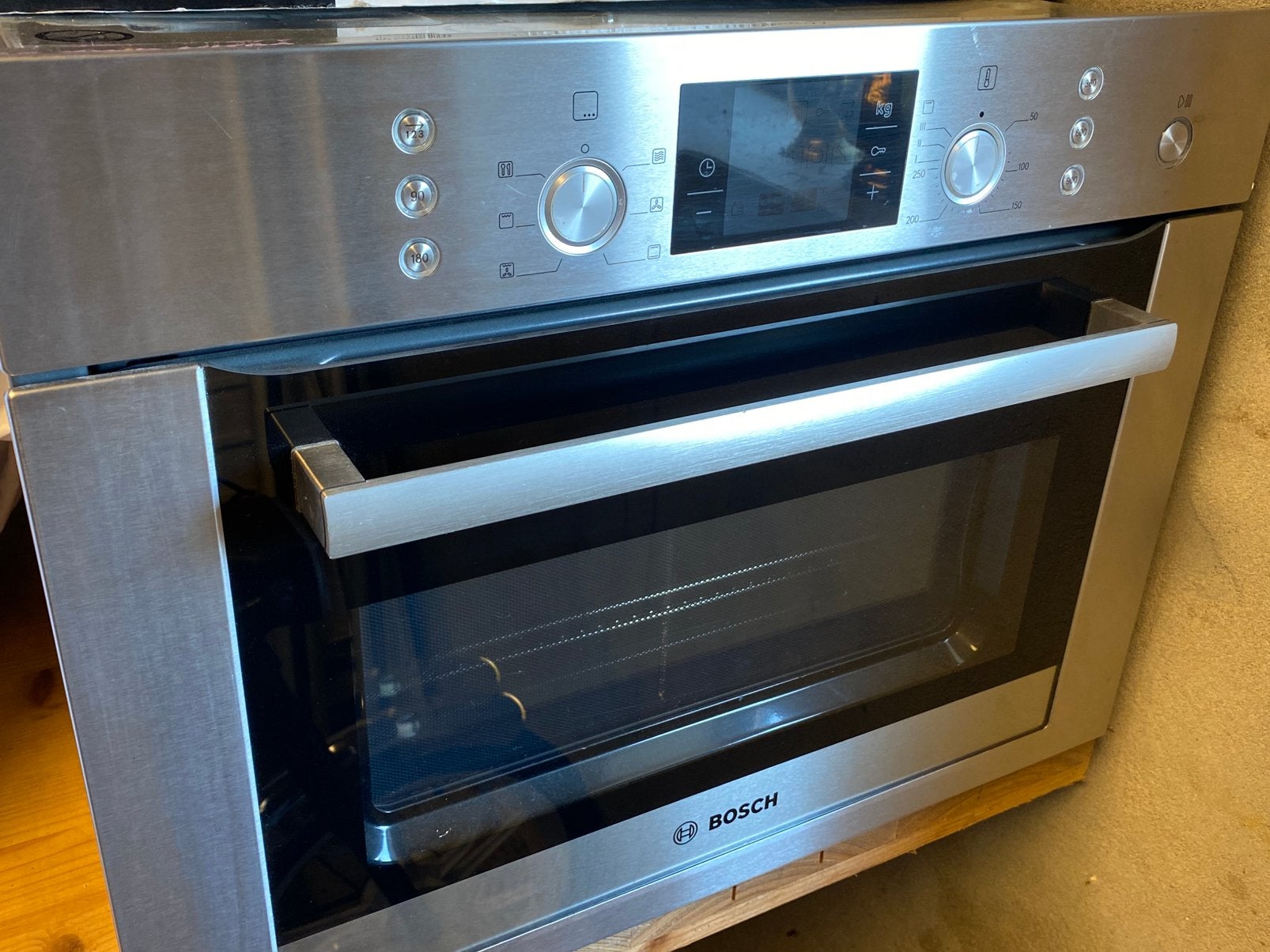 Bosch Inbouw Combi-oven HBC84K553N - Zo goed als nieuw, Ophalen, 45 tot 50 cm, Hete lucht, Bosch