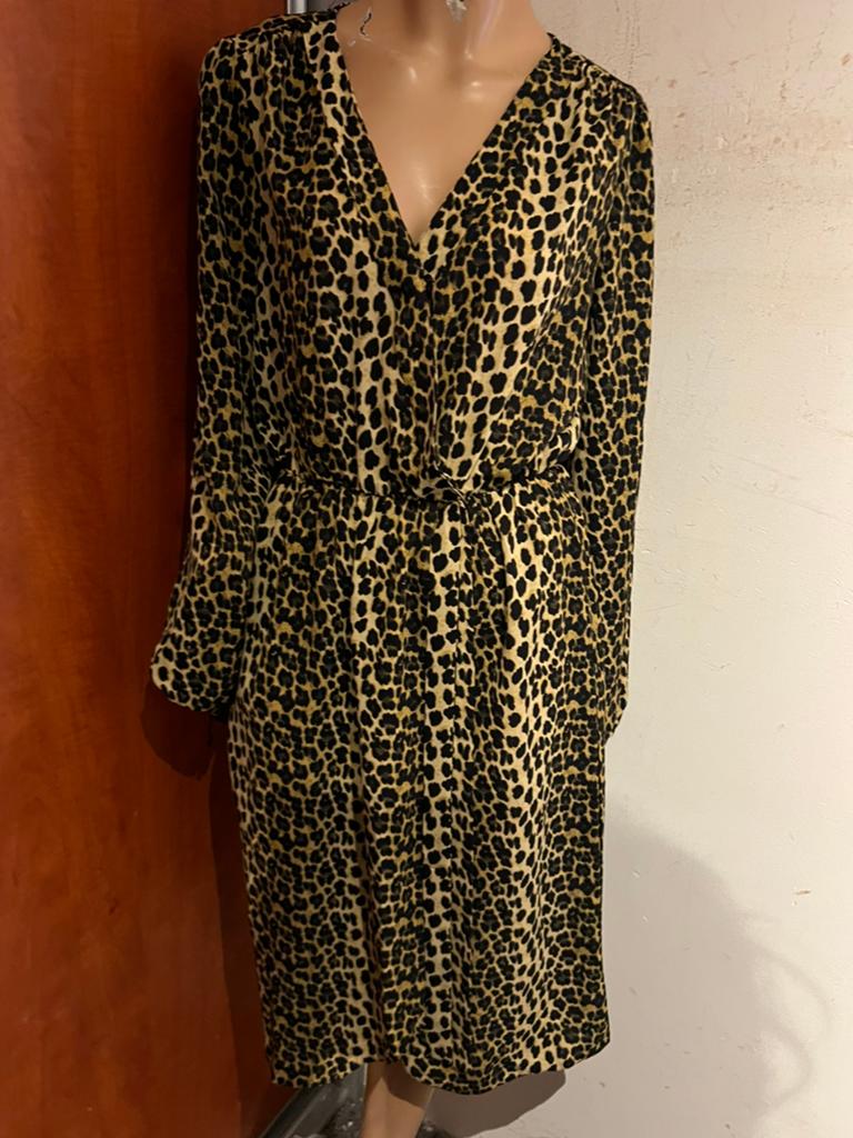 LOAVIES jurk maat L zgan, F, G, Zwart, Maat 42/44 (L)