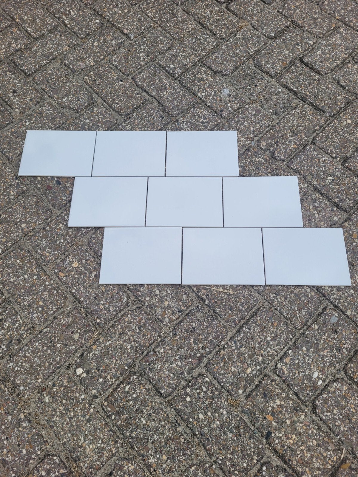 35 m2 wandtegels wit glans, Doe-het-zelf en Verbouw, Tegels, Ophalen, Nieuw, 10 m² of meer, 20 tot 40 cm