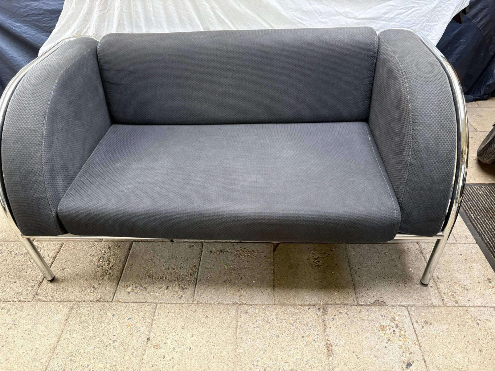 Leuke tweezitsbank, Huis en Inrichting, Ophalen, Gebruikt, 150 tot 200 cm, Tweepersoons