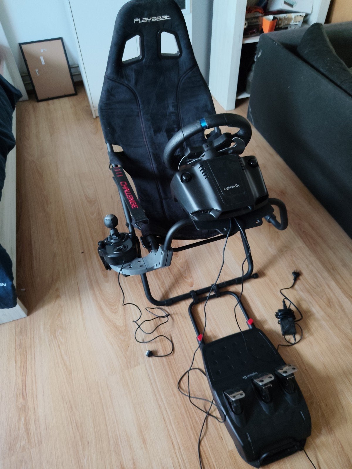 Playseat challenge + Logitech g29 + Logitech G Driving Force, Computers en Software, Ophalen, Gebruikt, Logitech