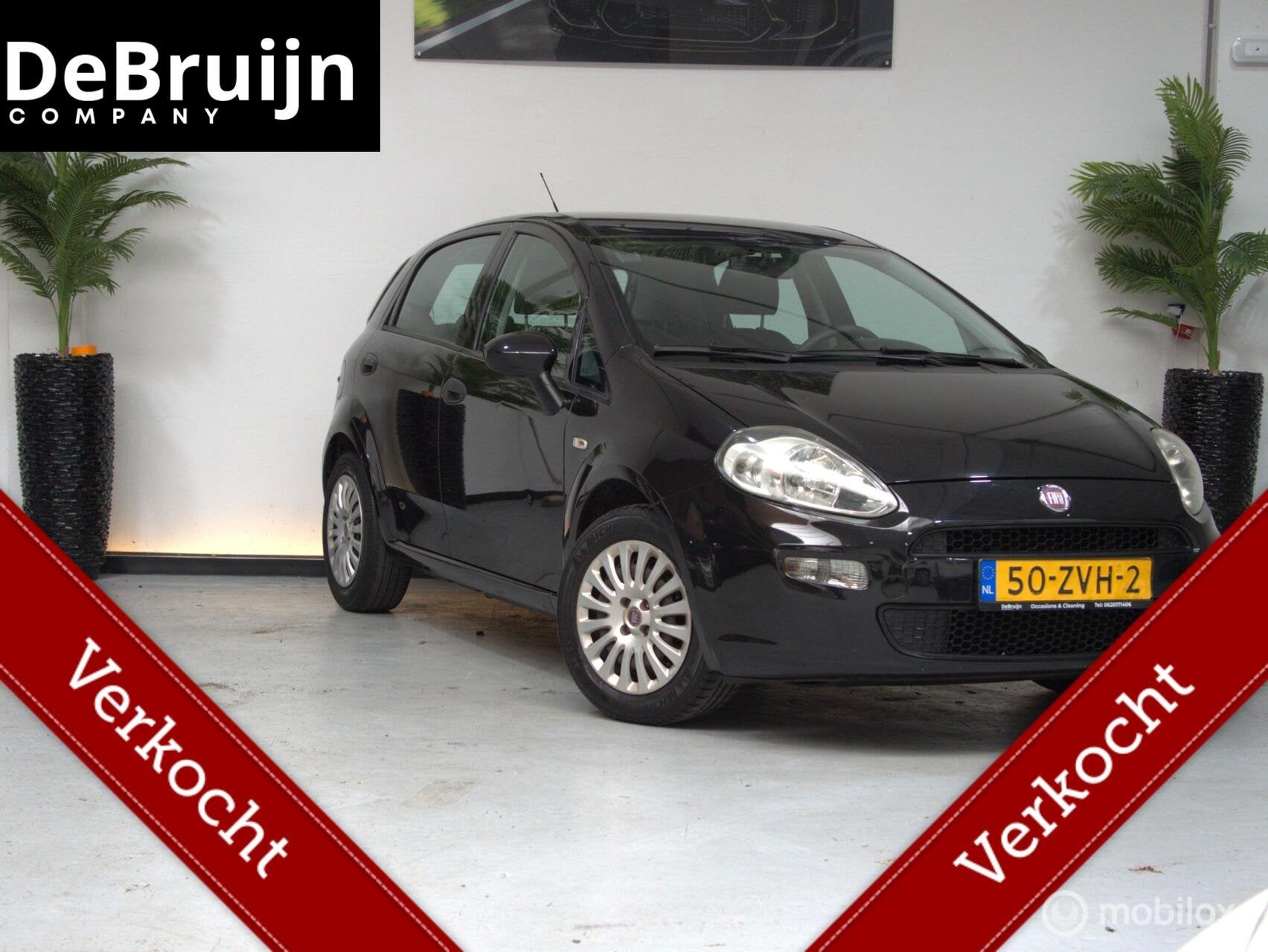 Fiat Punto Evo 1.2| Airco | Riem vervangen | Zuinig | APK, Voorwielaandrijving, 1242 cc, 4 cilinders, 400 kg