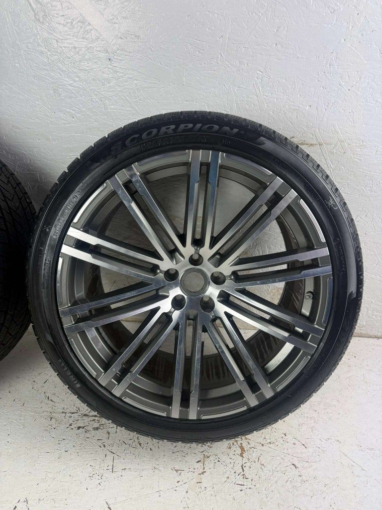 Porsche Macan turbo velgen 21" 5x112 pirelli winterbanden, Auto-onderdelen, Banden en Velgen, Niet ingevuld, Gebruikt, 295 mm