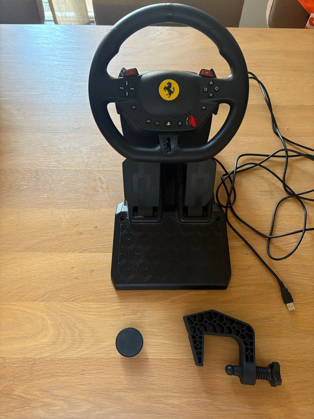 Trusthmaster T98-P Ferrari racestuur voor Playstation/PC, Ophalen, Racestuur, Force feedback, PlayStation