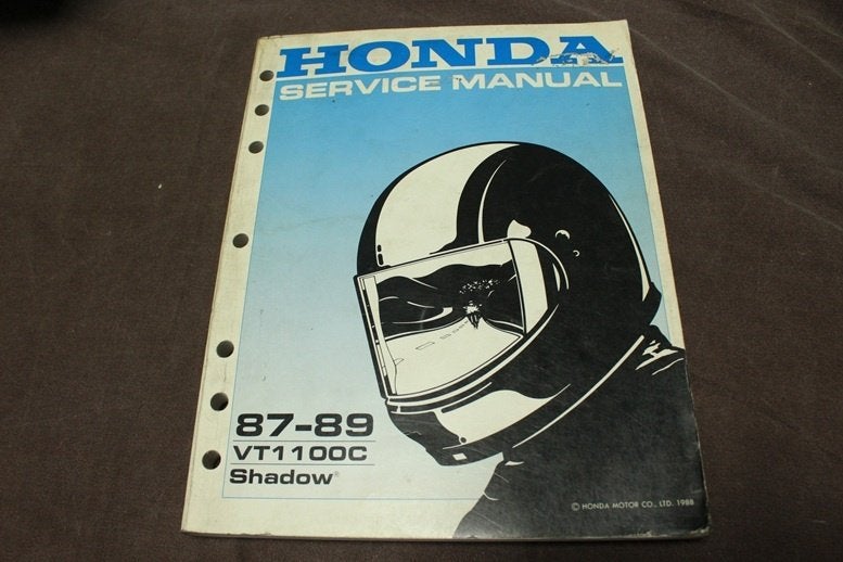 Honda VT1100 C Shadow 1987 - 1989 motorcycle service manual, Motoren, Handleidingen en Instructieboekjes, Ophalen of Verzenden