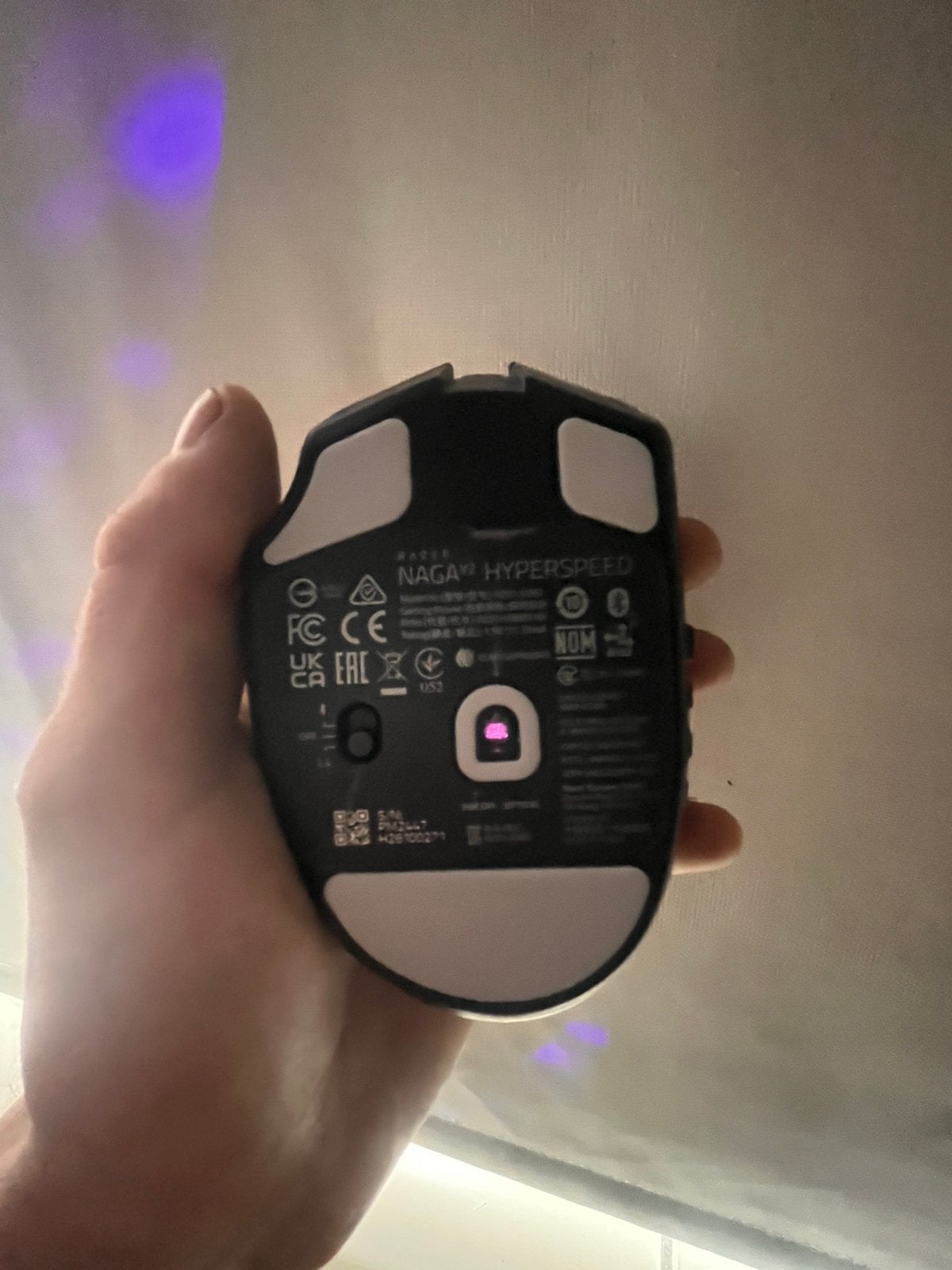 Razer Naga V2 HyperSpeed Wireless Gaming Mouse – €60, Computers en Software, Muizen, Ophalen, Rechtshandig, Muis, Gaming muis