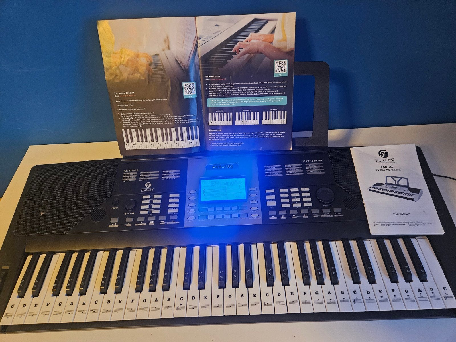 Fazley FKB-180 keyboard - Zo goed als nieuw, Muziek en Instrumenten, Keyboards, Ophalen, Zo goed als nieuw, 61 toetsen, Overige merken