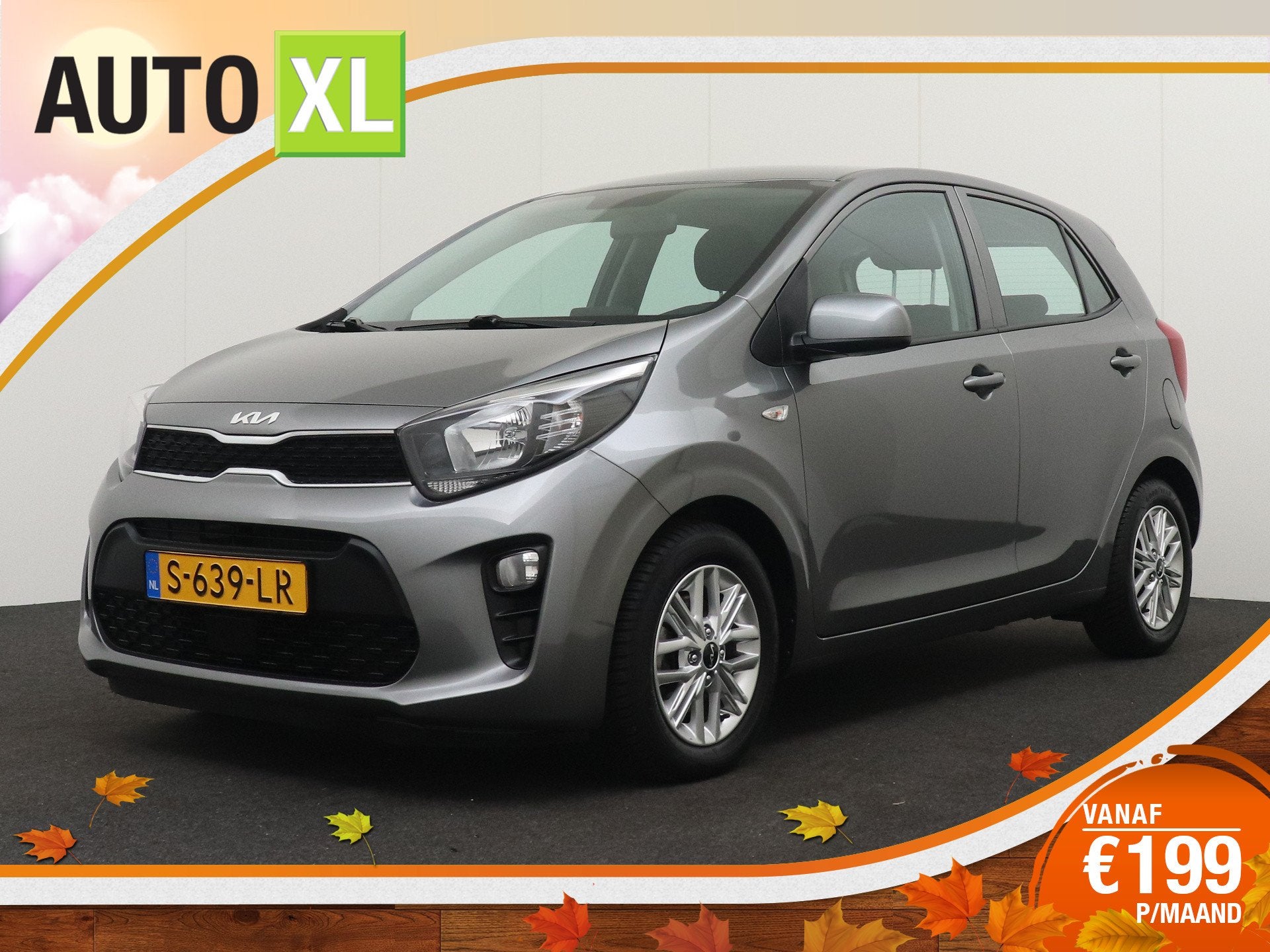 Kia Picanto 1.0 DPi DynamicLine Camera Carplay Cruise 14'LMV, Voorwielaandrijving, Dealer onderhouden, Stof, Gebruikt