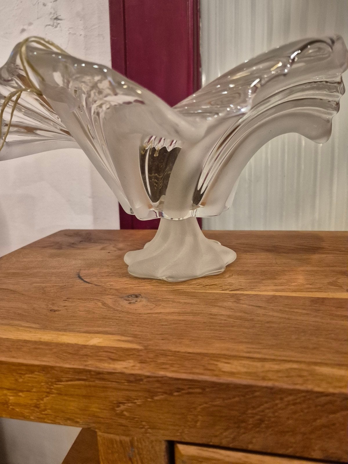 Prachtige glazen schaal/fruitschaal (lalique stijl ), Ophalen of Verzenden