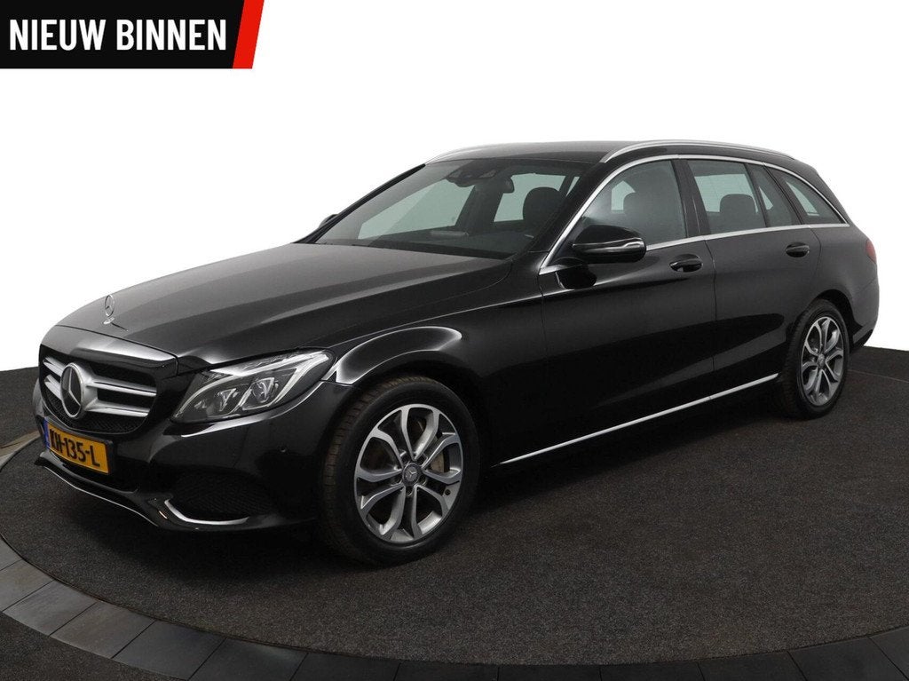 Mercedes C-klasse Estate 350e Cruise Airco Leder Trekhaak, Auto's, Automaat, Achterwielaandrijving, Gebruikt, Euro 6
