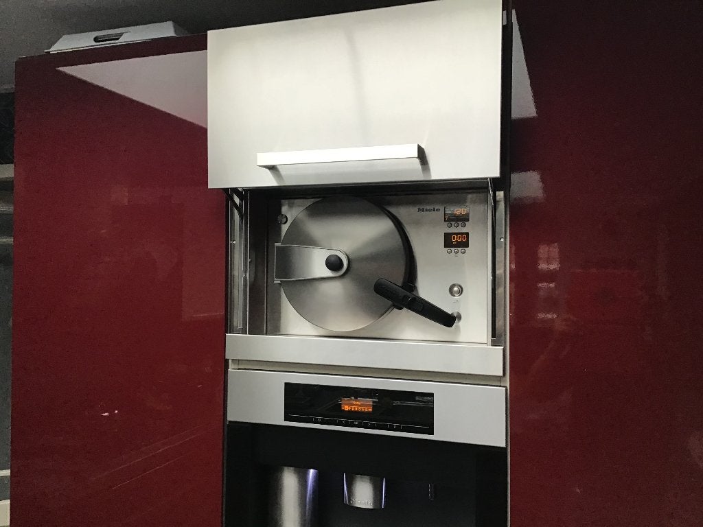 Miele hogedruk stoomoven, Ophalen, Minder dan 45 cm, Gebruikt, Stoom