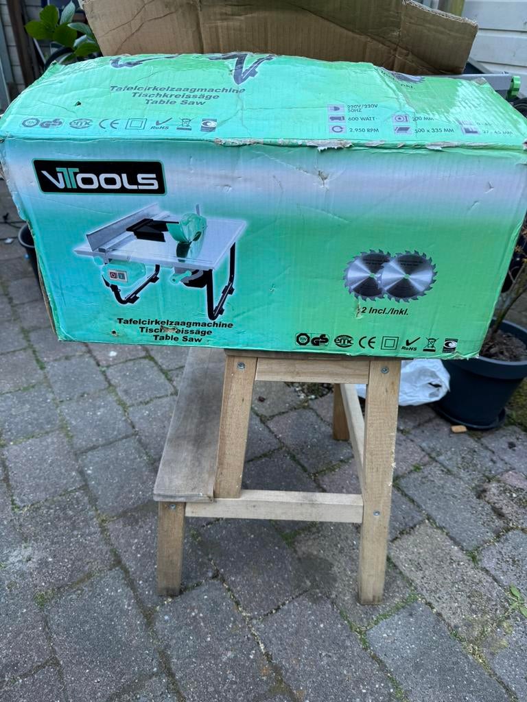 Tafelcirkelzaag (Table Saw) – Zo goed als nieuw!, Cirkelzaag, 70 mm of meer, Ophalen of Verzenden, Zo goed als nieuw