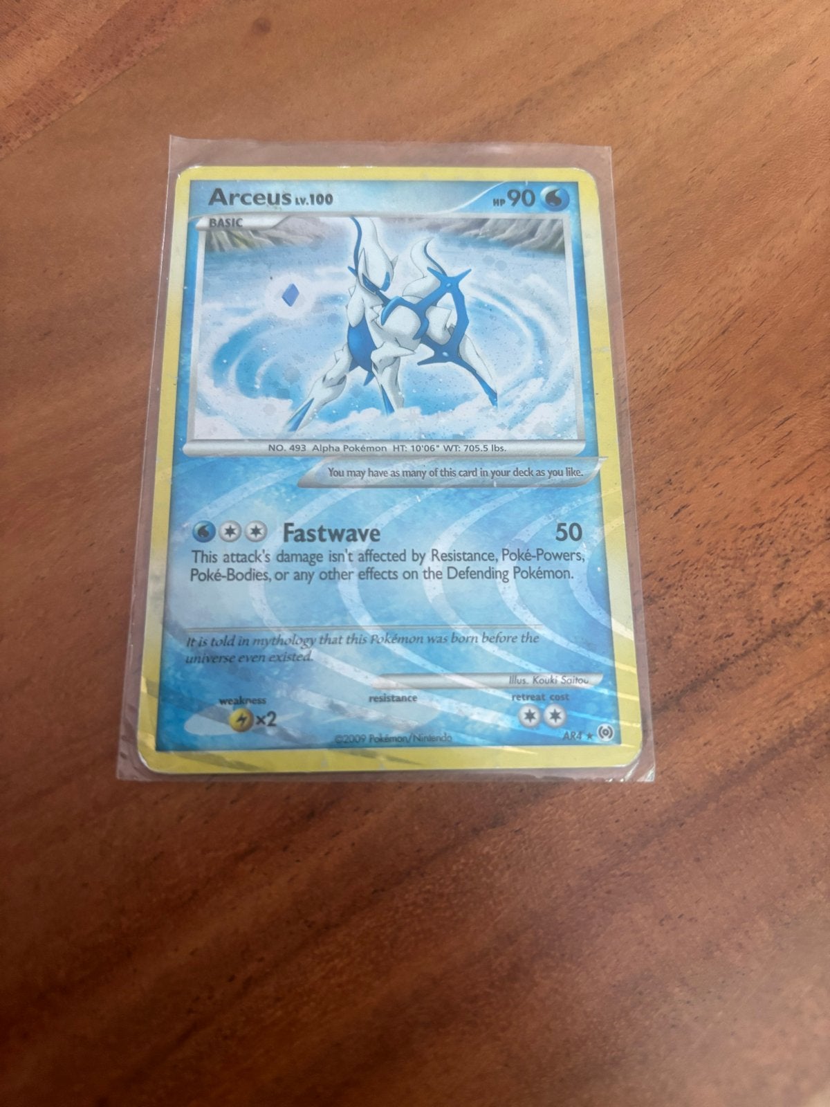 Pokémon Arceus LV.100 kaart - Fastwave, Verzenden, Gebruikt, Losse kaart