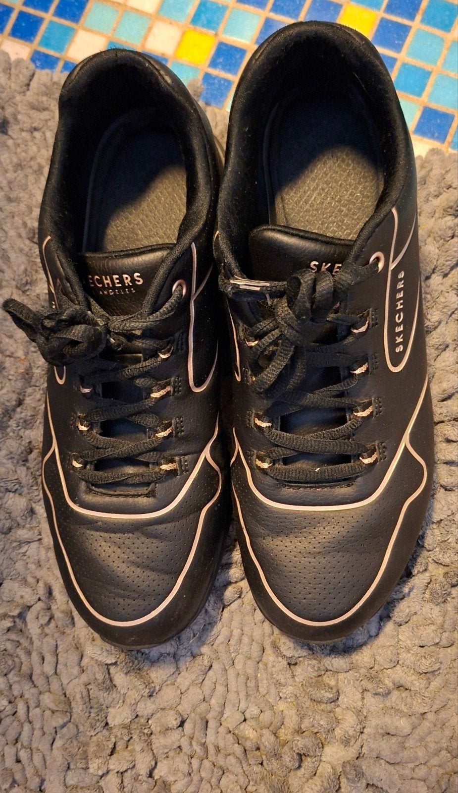 Zwarte Skechers sneakers maat 40, Skechers, Zwart, Ophalen of Verzenden, Sneakers of Gympen