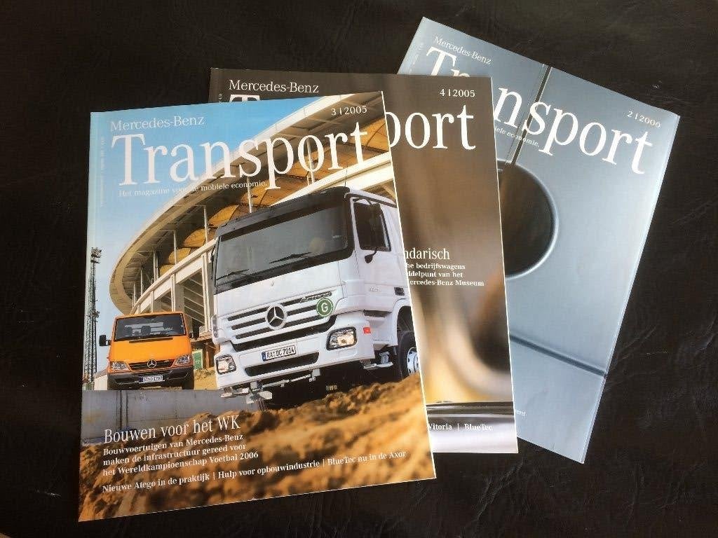 3x Mercedes Benz Transport magazine nr. 3 & 4 2005, 2/2006, Boeken, Zo goed als nieuw, Mercedes-Benz, Mercedes, Ophalen of Verzenden