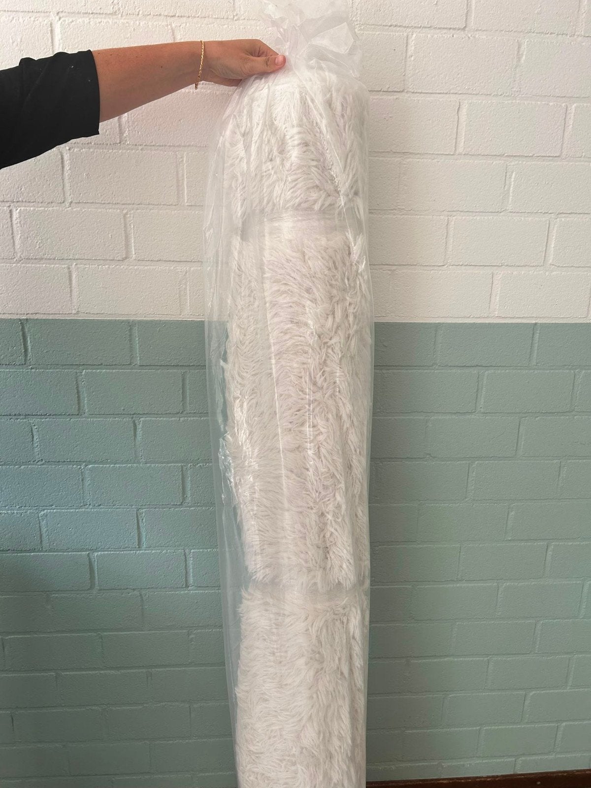 Nieuw off-white vloerkleed, Huis en Inrichting, Stoffering | Tapijten en Kleden, Ophalen, Modern, Scandinavisch, Wit, 150 tot 200 cm