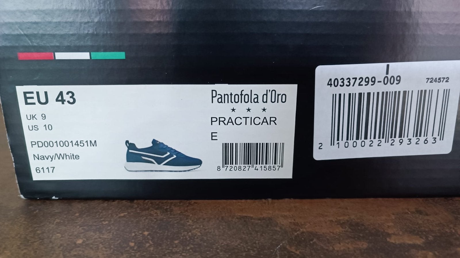 Pantofola d'Oro Practicar Sneakers - EU 43, Blauw, Ophalen of Verzenden, Sneakers of Gympen, Zo goed als nieuw