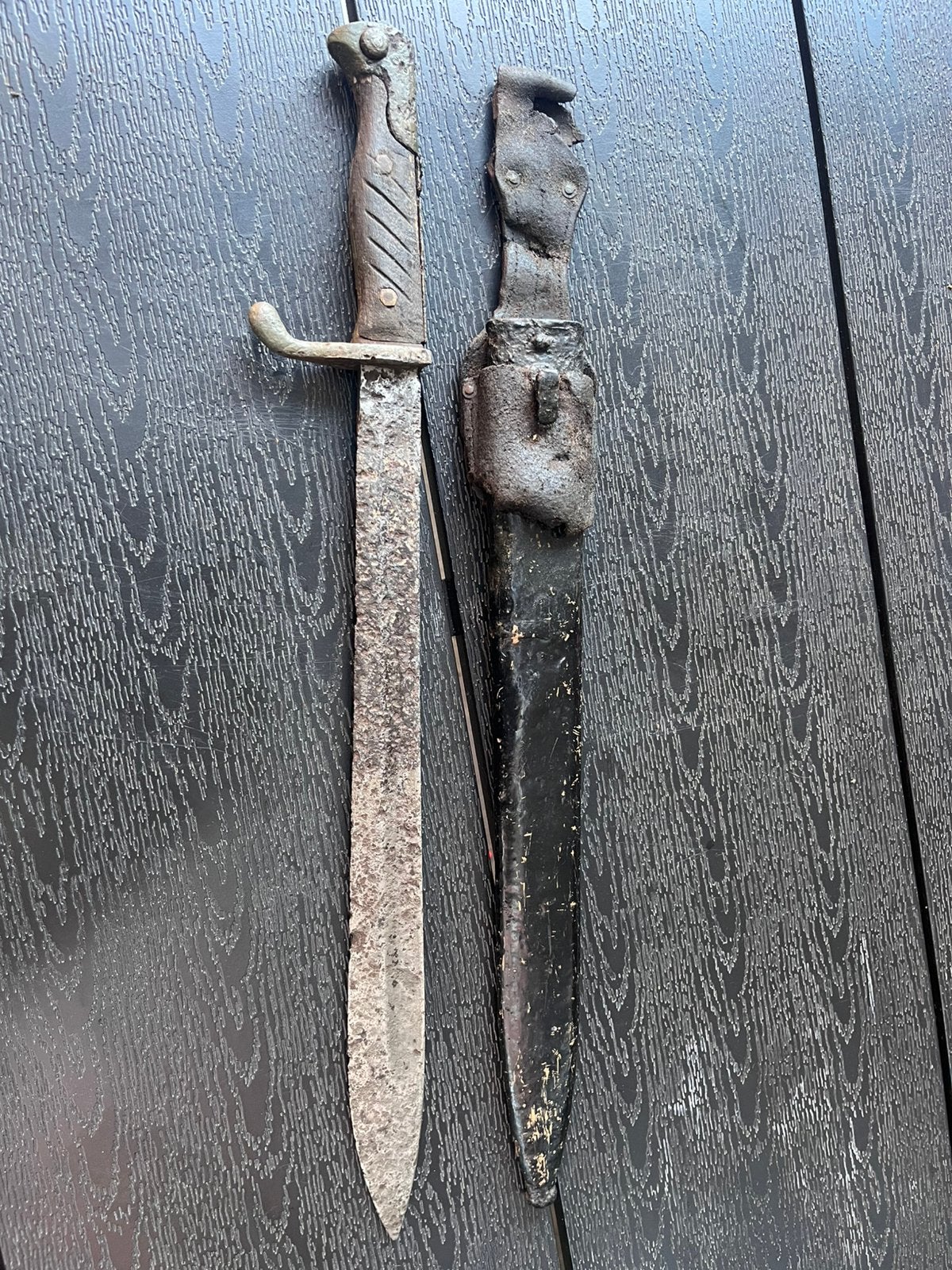 Butcher bajonet gemerkt, Ophalen of Verzenden, Landmacht, Duitsland, Mes of Dolk