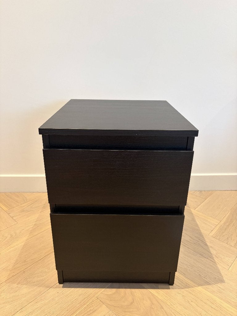 IKEA MALM chest of drawers (2 drawers), Ophalen, 1 of 2 laden, 50 tot 100 cm, Zo goed als nieuw