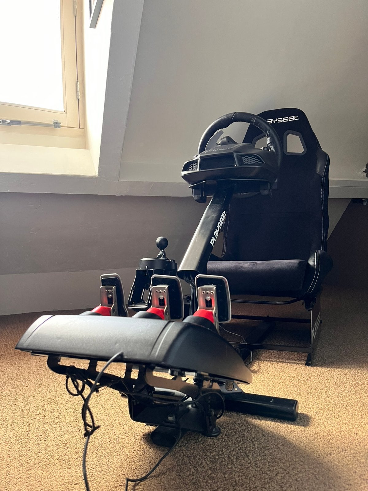 Playseat met logitech g29, Ophalen, Gebruikt, Playseat of Racestoel