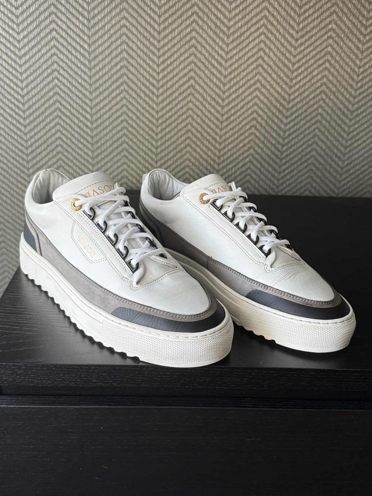 Mason garments 42 wit, Kleding | Heren, Schoenen, Wit, Ophalen of Verzenden, Sneakers of Gympen, Zo goed als nieuw