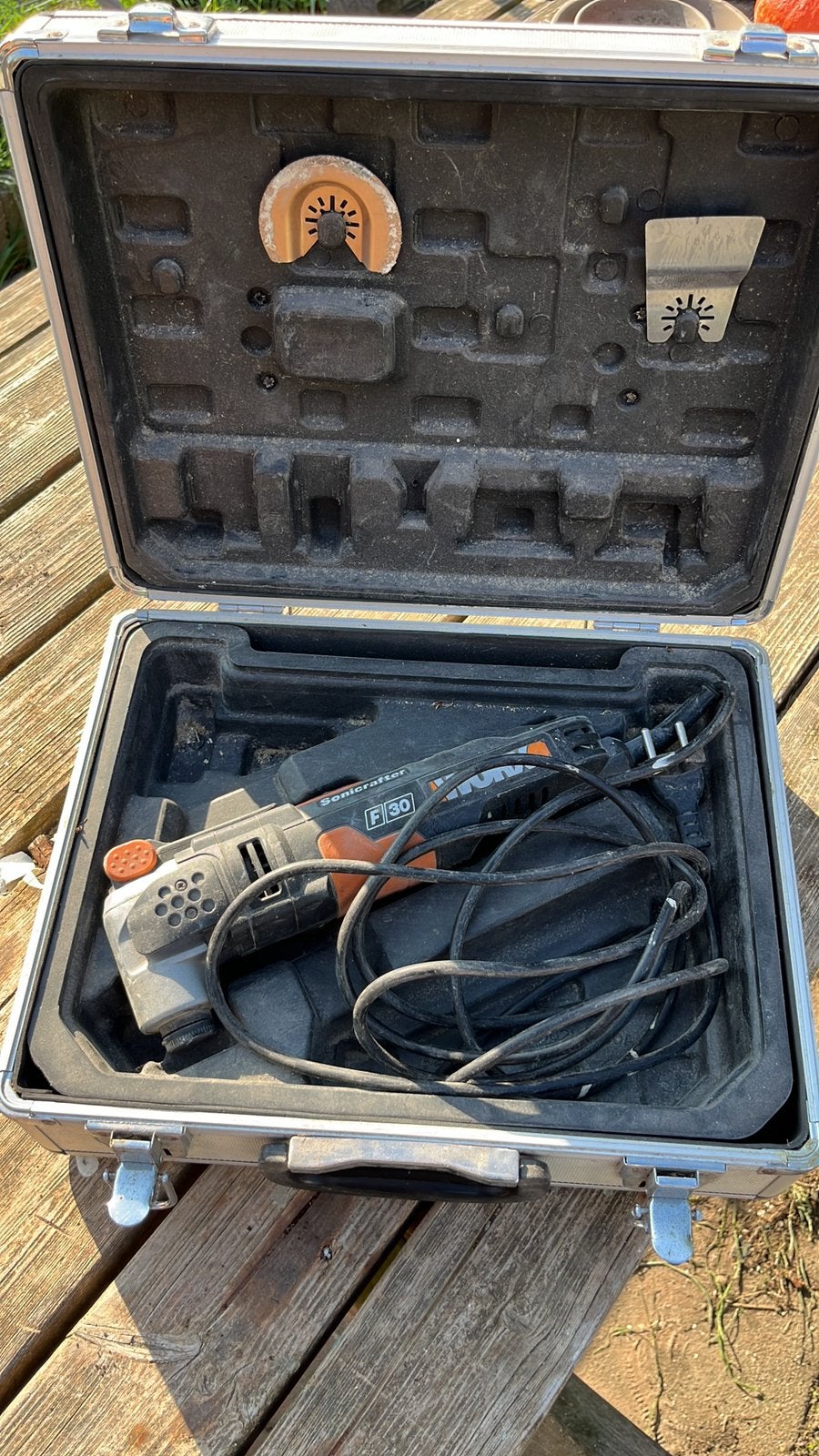 Worx F30 oscillerende multitool, Doe-het-zelf en Verbouw, Ophalen, Zo goed als nieuw, Minder dan 600 watt, Overige typen