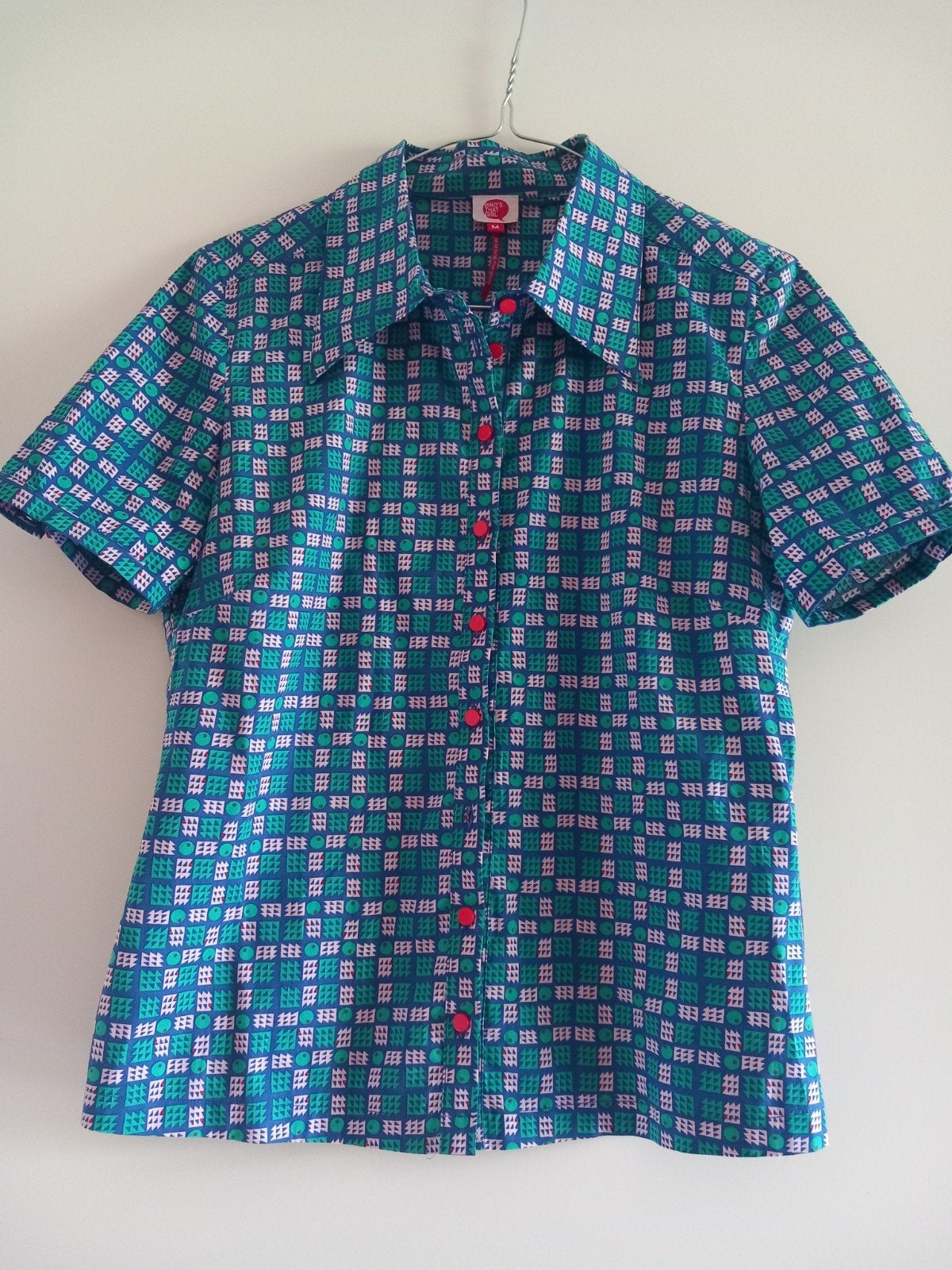 Who's That Girl blouse M, Ophalen of Verzenden, Zo goed als nieuw, Groen