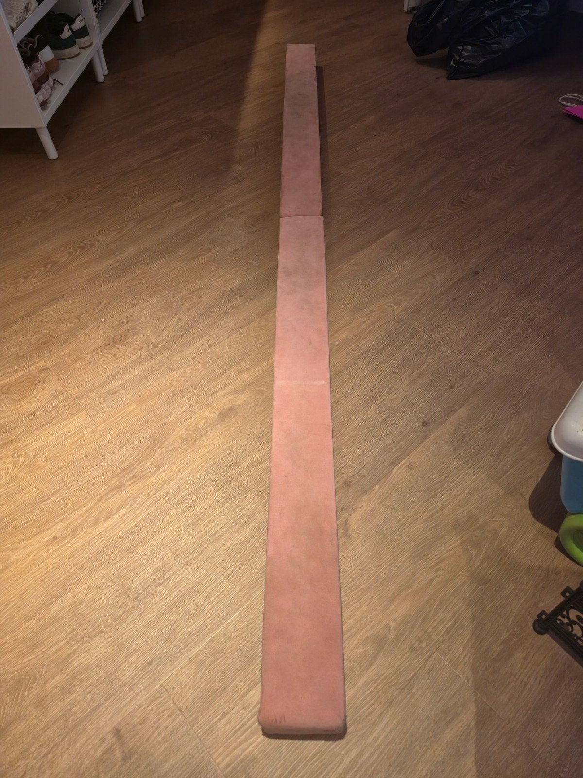 Roze turnbalk voor thuisgebruik, Ophalen, Gebruikt, Roze, Materiaal