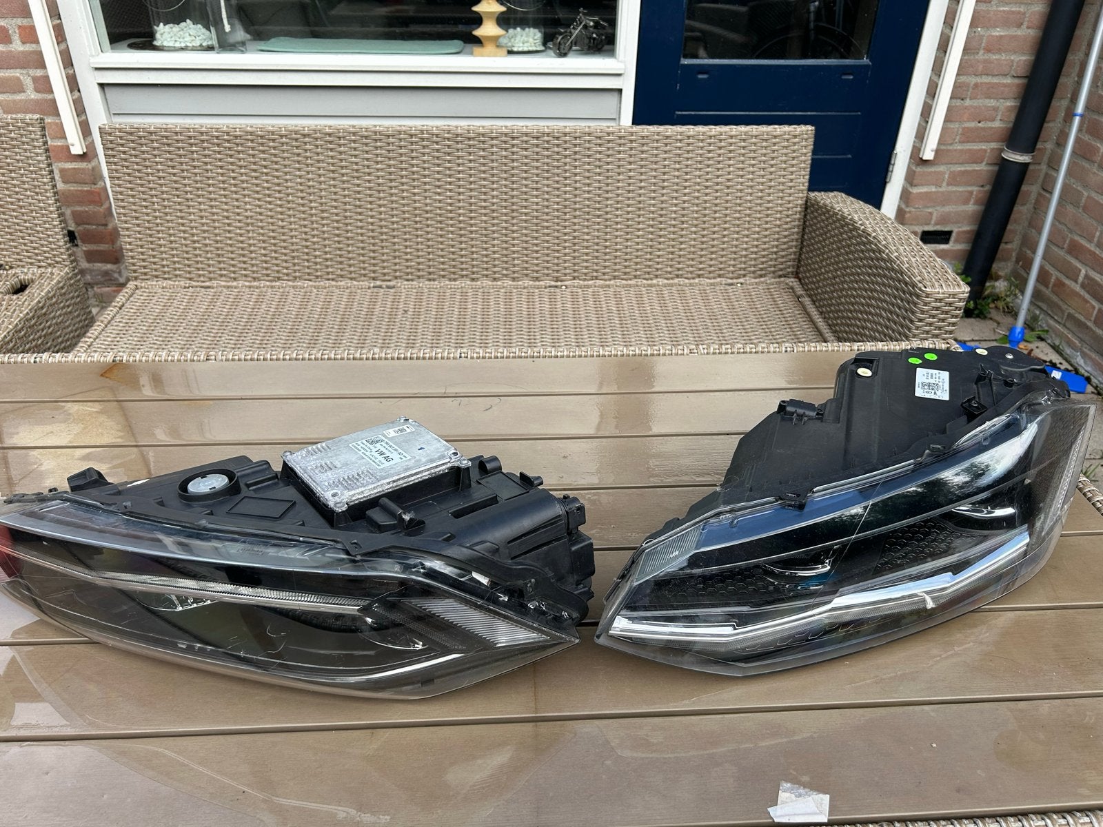 VW Polo 6R LED Koplampen (links en rechts), Auto-onderdelen, Verlichting, Ophalen of Verzenden, Gebruikt, Volkswagen
