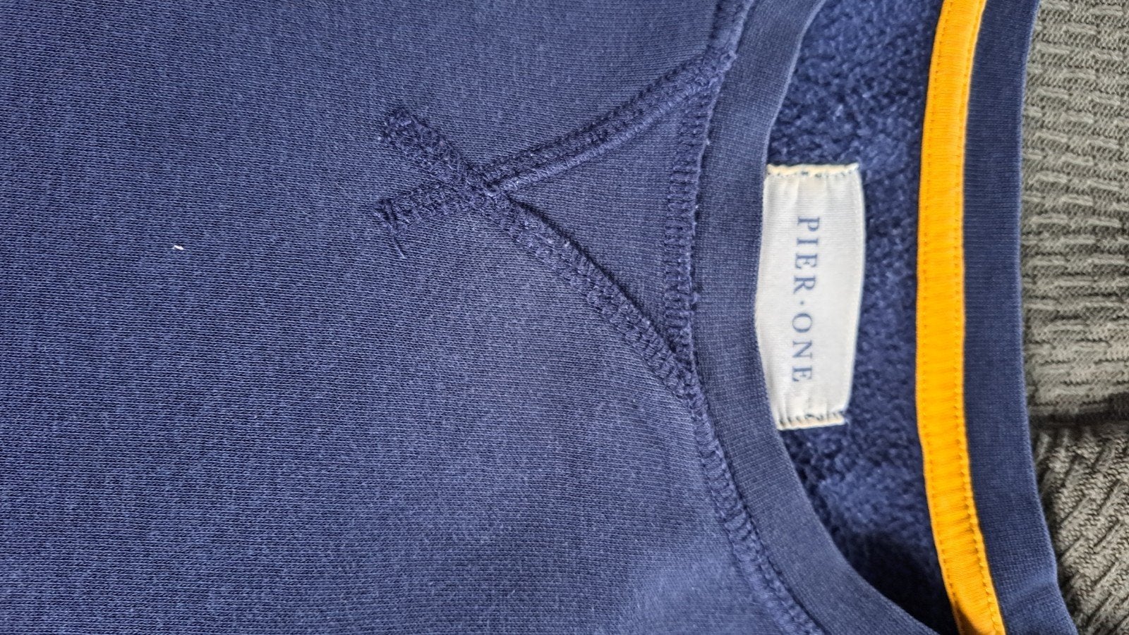 Pier One Heren Sweatshirt - Blauw, Blauw, Ophalen of Verzenden, Gedragen, Overige maten
