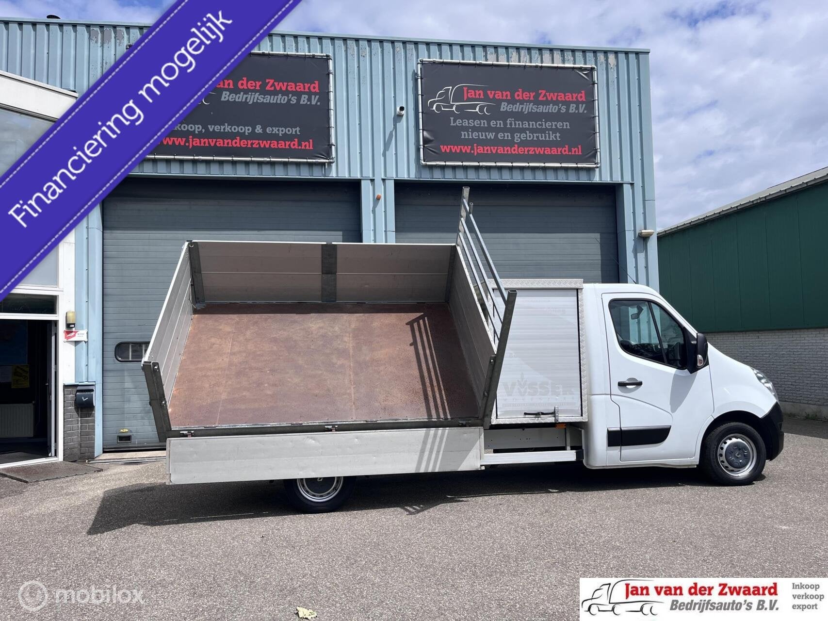 Renault Master T35 2.3 Kipper openlaadbak Pick up., Auto's, Euro 5, 125 pk, Gebruikt, 4 cilinders