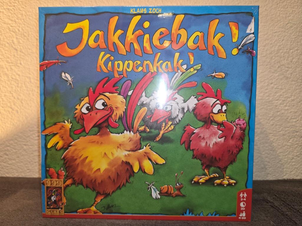 Jakkiebak! Kippenkak! Bordspel - Nieuw in seal, Een of twee spelers, Ophalen of Verzenden, Nieuw, 999 Games